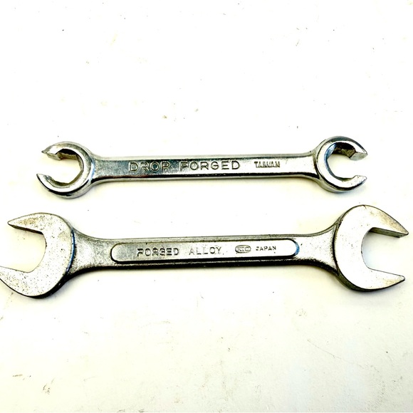 2  Vintage Fuller Drop Forged Open End Wrenches 3/4”-11/16” and 1/2”-9/16” - Picture 1 of 3
